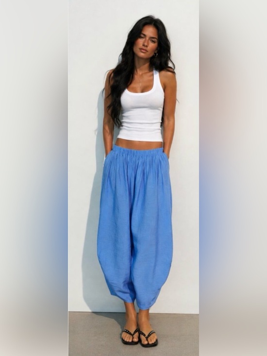 Zara Pants - ZARA NWT Flowy Volume Balloon Pants
